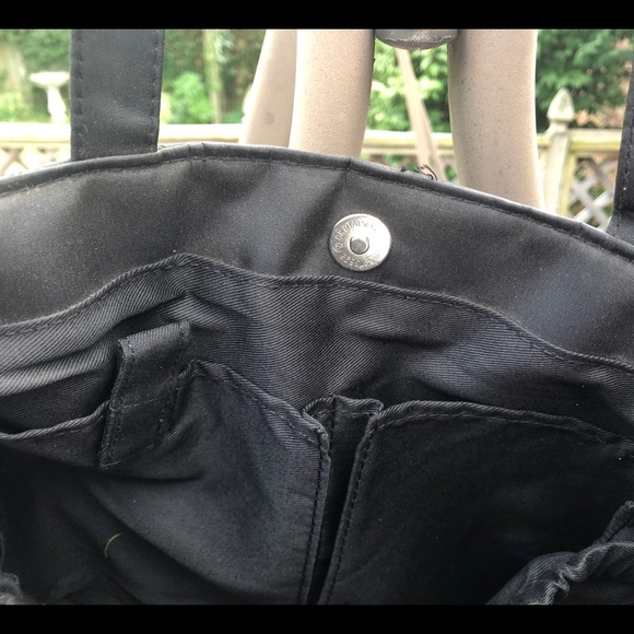 Medium Black Quilted Rhinestone Handbag - Picture 4 of 5